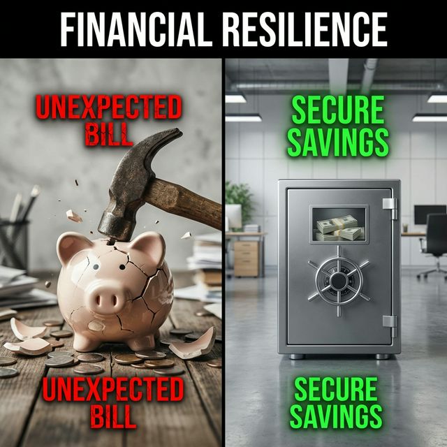 Piggy bank breaking vs Safe